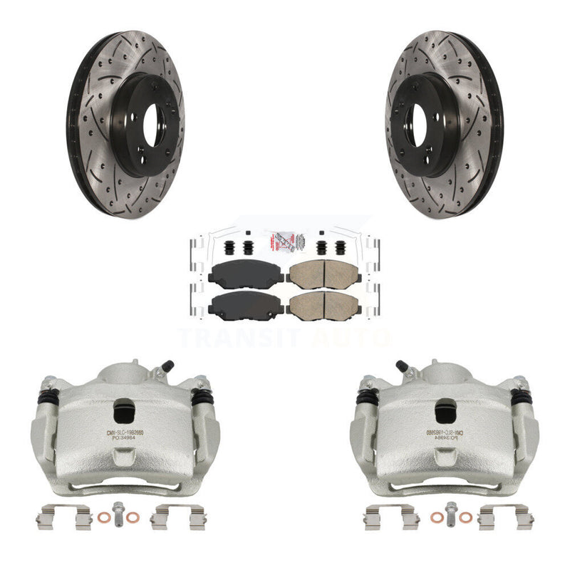 Transit Auto KCD-100102N Disc Brake Kit for 2005-2017 Acura ILX, Honda Fit, Honda Accord - Front product image