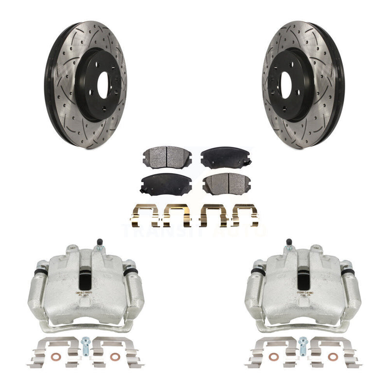 Transit Auto KCD-100102T Disc Brake Kit for 2010-2020 Chevrolet Equinox, Chevrolet Impala, Chevrolet Malibu & more - Front product image
