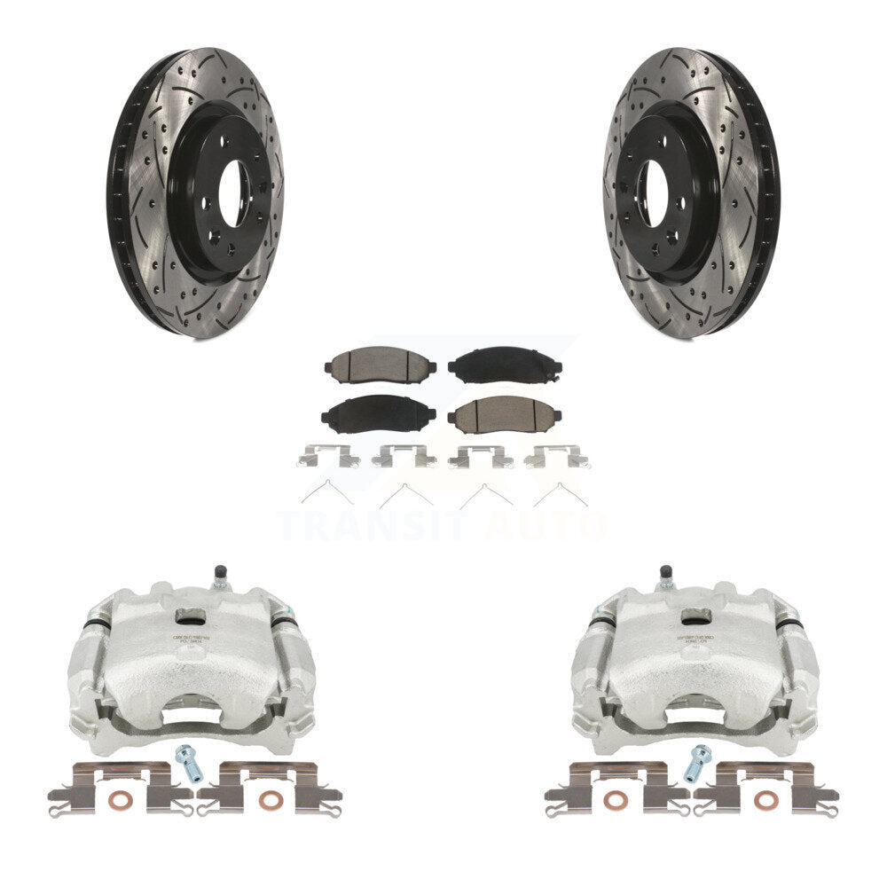 Transit Auto KCD-100103C Disc Brake Kit for 2015 Nissan LEAF - Front product image