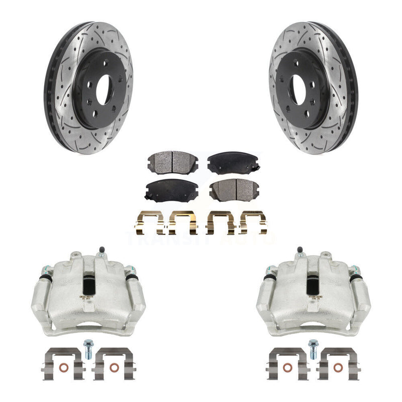 Transit Auto KCD-100103P Disc Brake Kit for 2011-2017 Chevrolet Malibu Limited, Chevrolet Malibu, Buick LaCrosse & more - Front product image