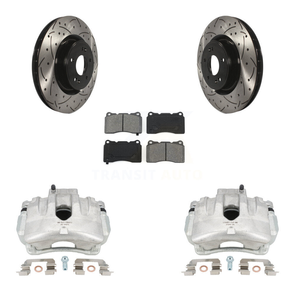 Transit Auto KCD-100103S Disc Brake Kit for 2014-2016 Hyundai Genesis Coupe - Front product image