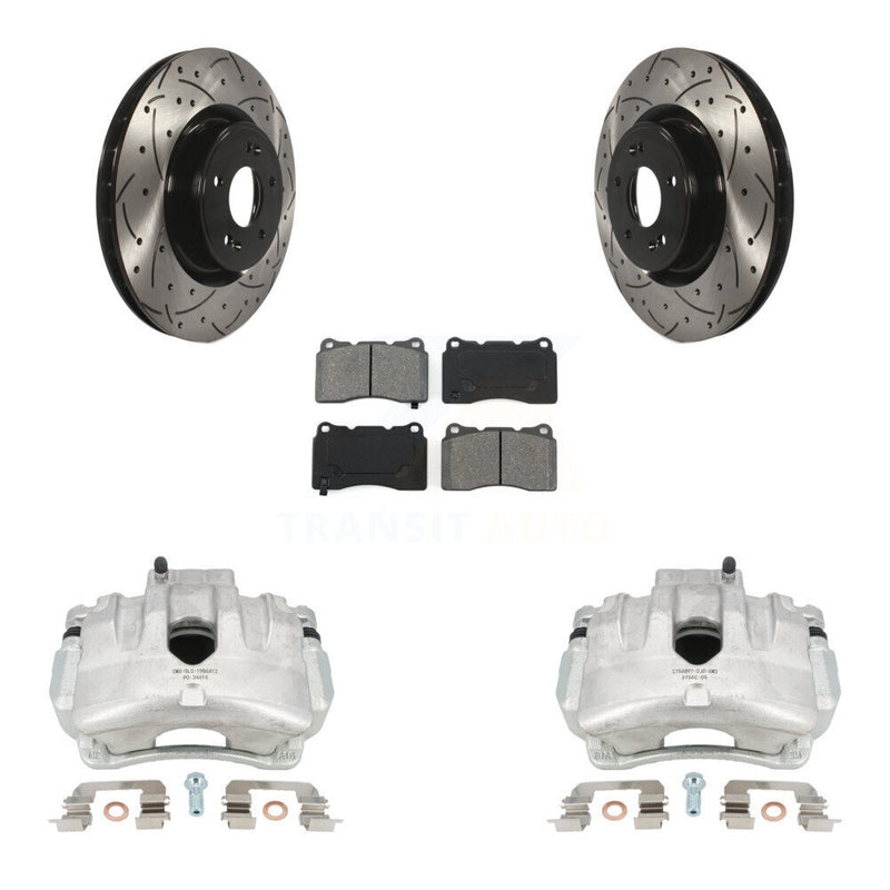 Transit Auto KCD-100103S Disc Brake Kit for 2014-2016 Hyundai Genesis Coupe - Front product image