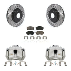 Transit Auto KCD-100104C Disc Brake Kit for 2016-2022 Kia Optima, Hyundai Kona Electric, Kia Niro EV & more - Front product image