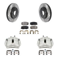 Transit Auto KCD-100104T Disc Brake Kit for 2011-2017 Chevrolet Malibu Limited, Chevrolet Malibu, Buick LaCrosse & more - Front product image