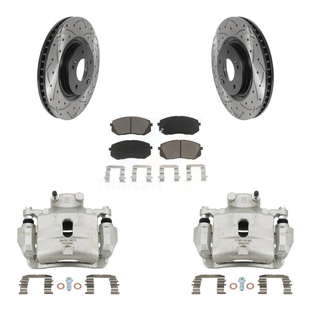 Transit Auto KCD-100107C Disc Brake Kit for 2015 Hyundai Sonata - Front product image