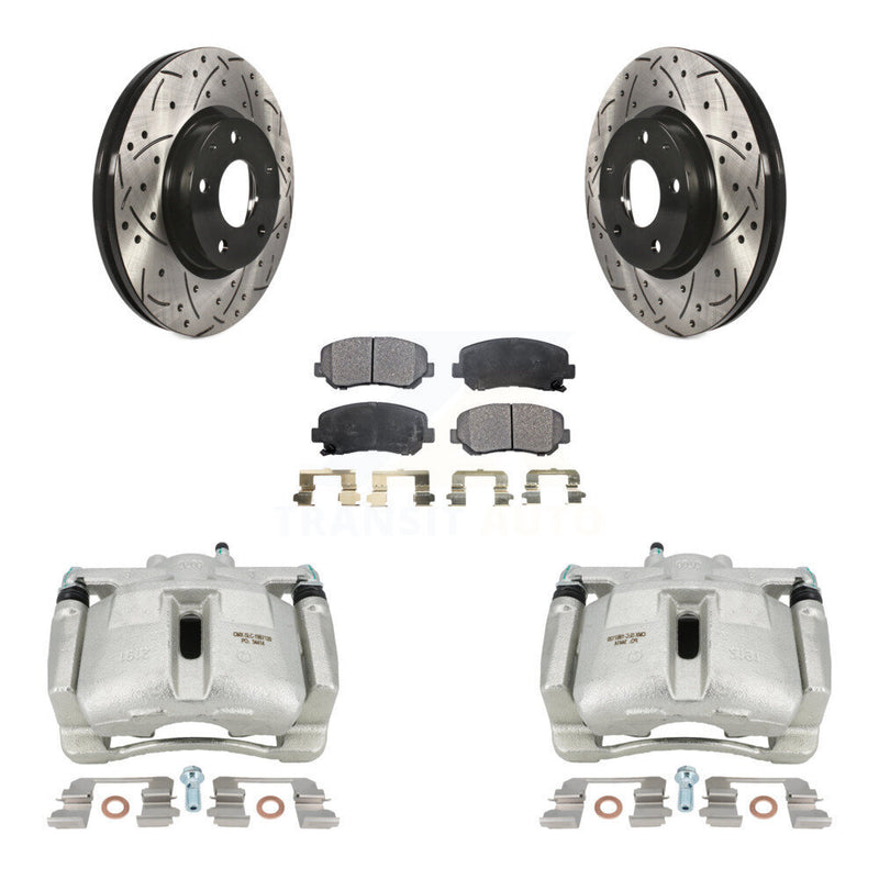 Transit Auto KCD-100107T Disc Brake Kit for 2013-2015 Mazda CX-5 - Front product image