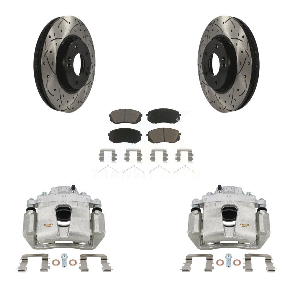 Transit Auto KCD-100109C Disc Brake Kit for 2016 Hyundai Sonata - Front product image