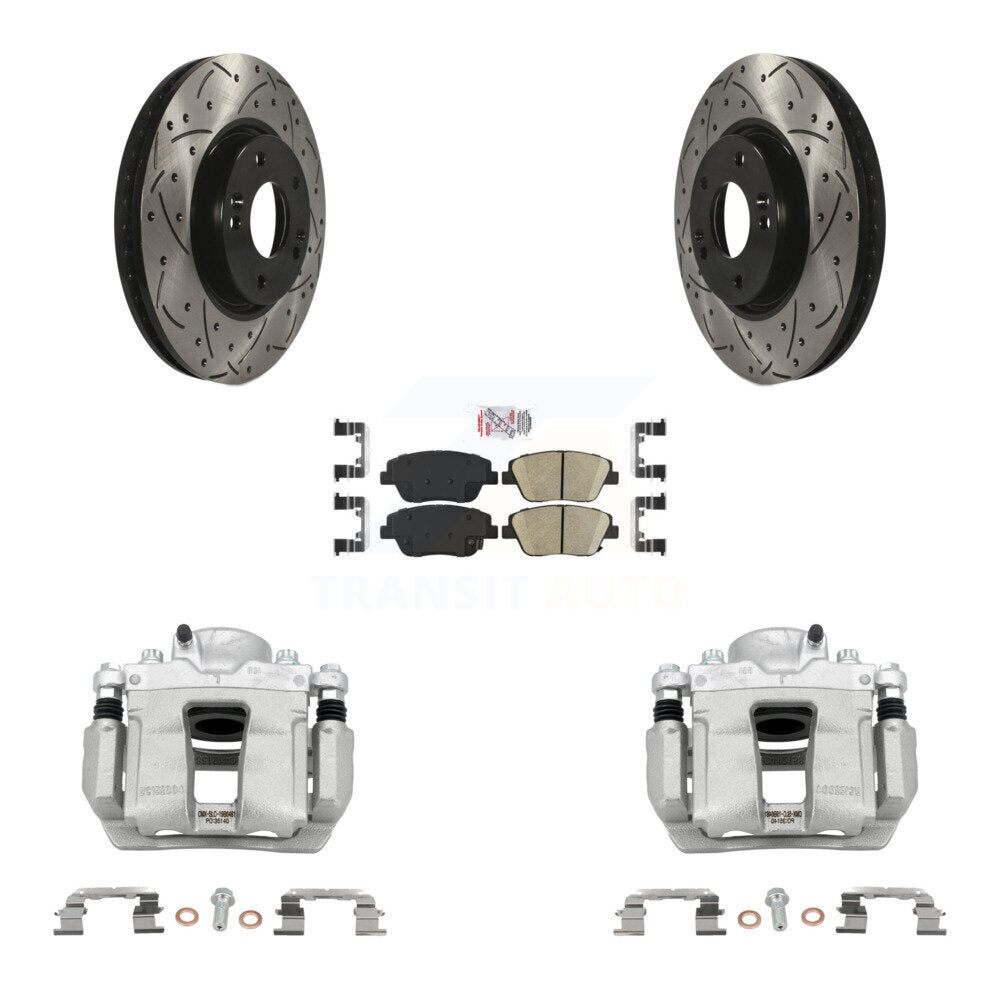 Transit Auto KCD-100109N Disc Brake Kit for 2011-2016 Kia Optima, Hyundai Sonata - Front product image