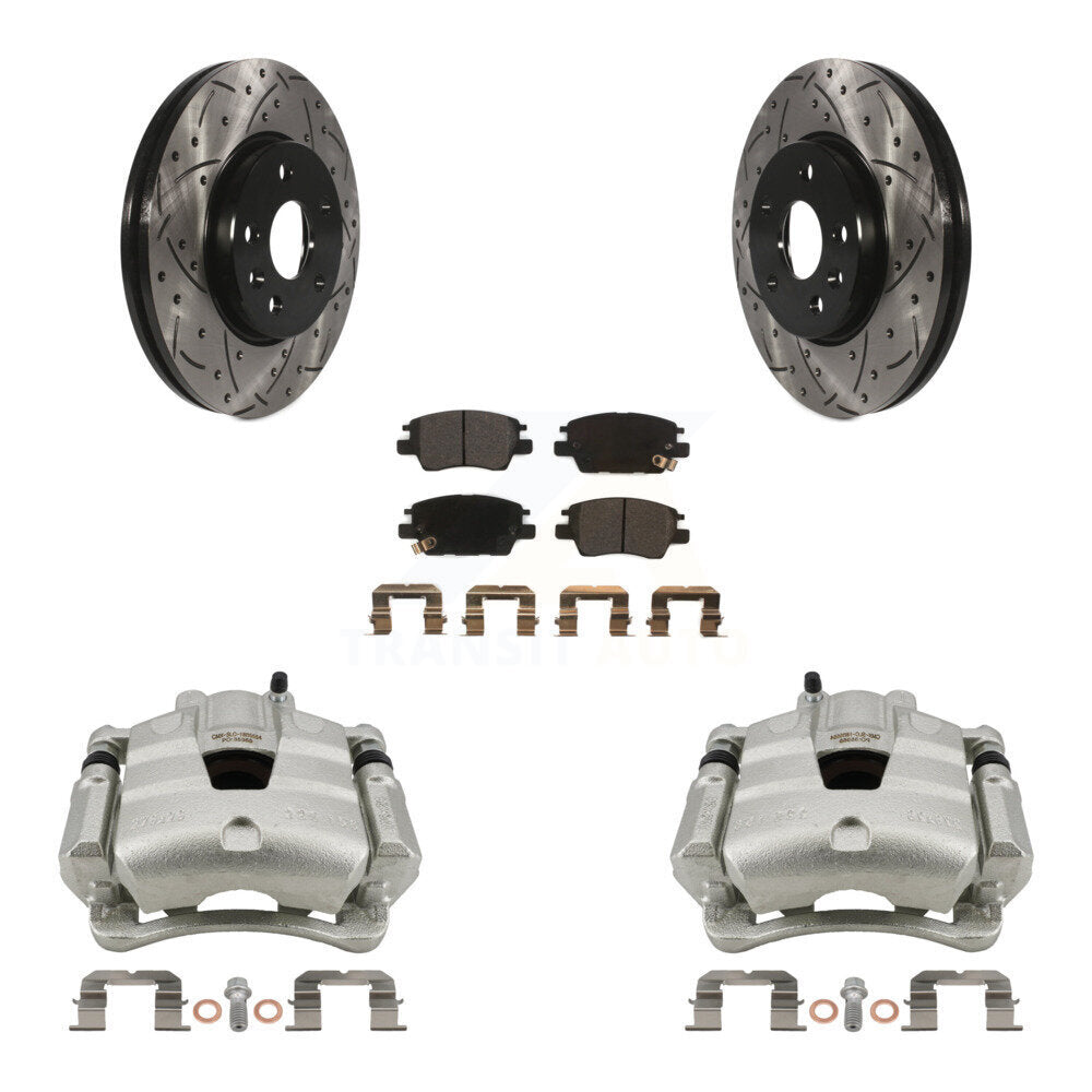 Transit Auto KCD-100109P Disc Brake Kit for 2016-2020 Chevrolet Bolt EV, Chevrolet Cruze, Chevrolet Volt - Front product image
