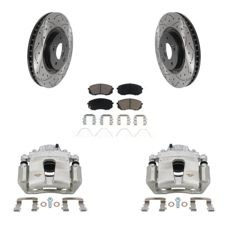 Transit Auto KCD-100110C Disc Brake Kit for 2016-2019 Kia Optima, Hyundai Sonata - Front product image