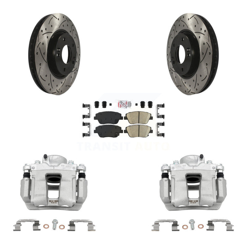 Transit Auto KCD-100110N Disc Brake Kit for 2011-2016 Kia Optima, Hyundai Sonata - Front product image
