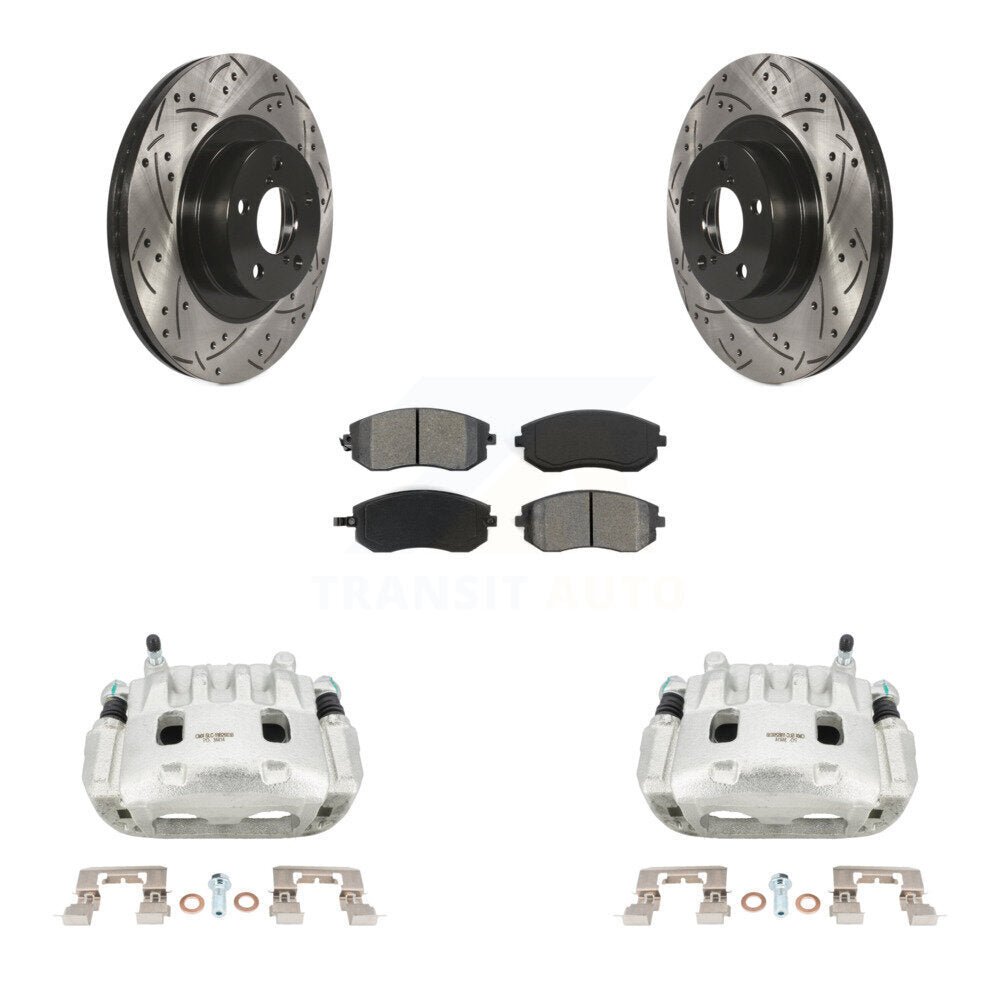 Transit Auto KCD-100110S Disc Brake Kit for 2002-2013 Subaru WRX, Subaru Impreza, Subaru Outback & more - Front product image