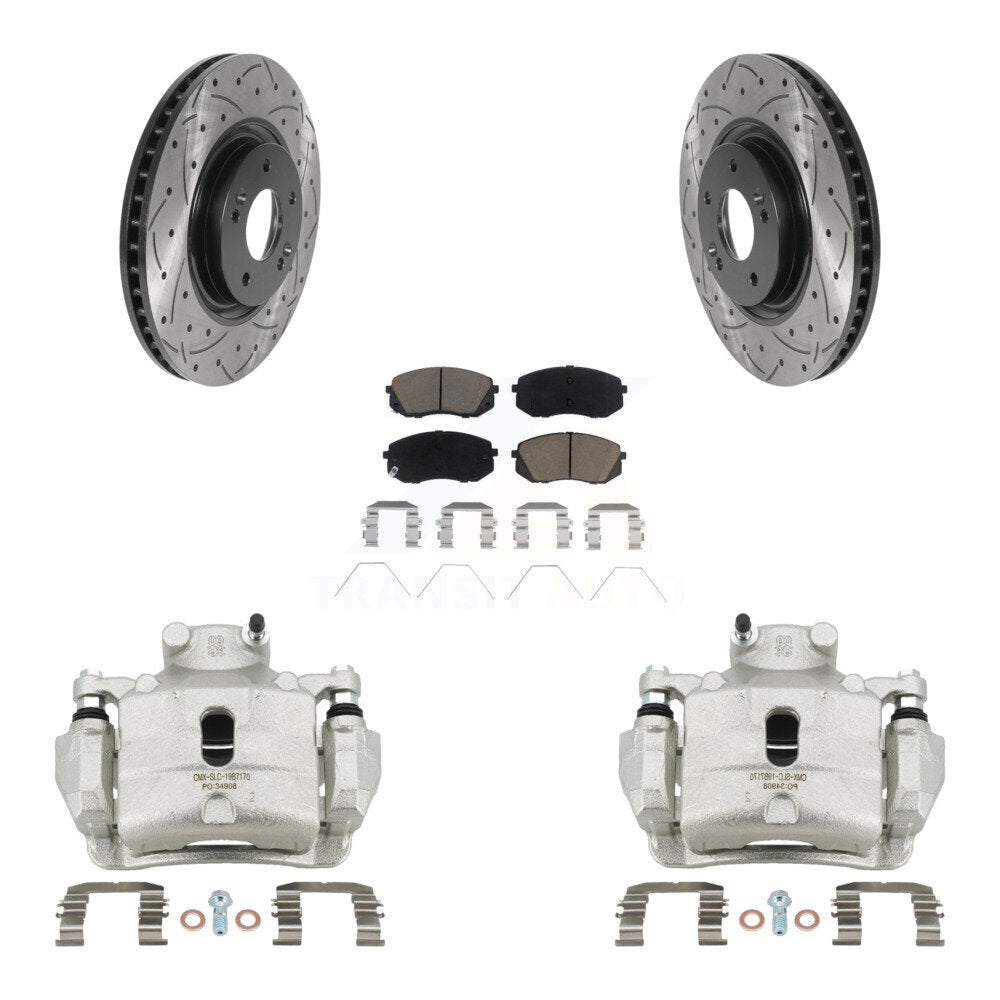 Transit Auto KCD-100111C Disc Brake Kit for 2016-2020 Kia Optima, Hyundai Sonata - Front product image