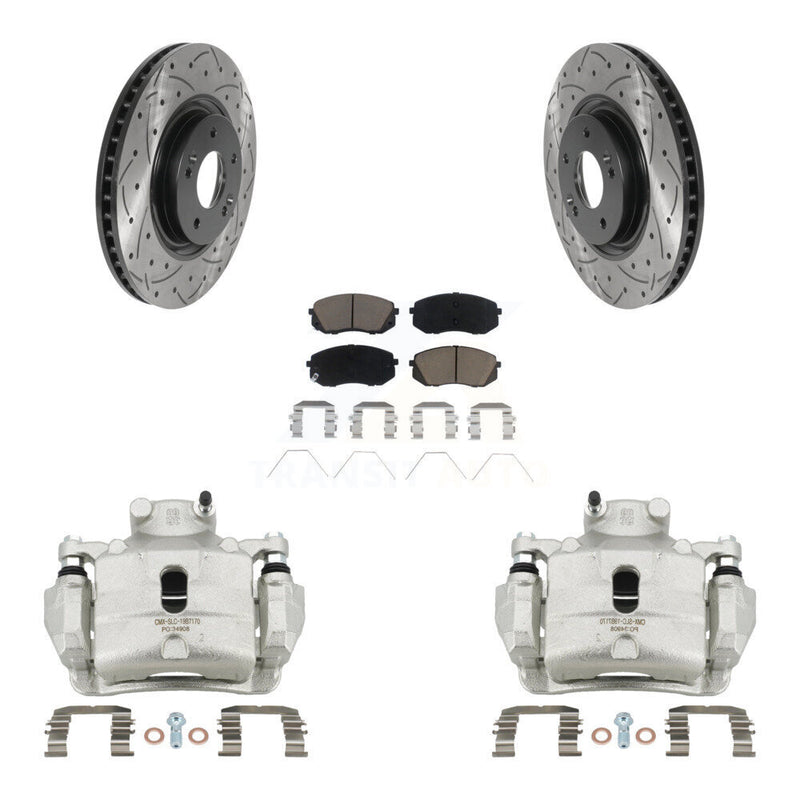 Transit Auto KCD-100111C Disc Brake Kit for 2016-2020 Kia Optima, Hyundai Sonata - Front product image