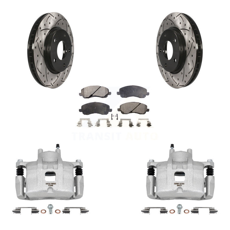 Transit Auto KCD-100111P Disc Brake Kit for 2008-2017 Mitsubishi Lancer - Front product image