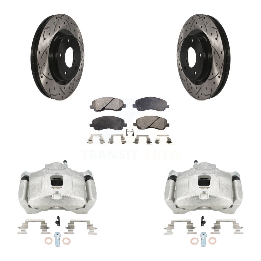 Transit Auto KCD-100111T Disc Brake Kit for 2007-2017 Chrysler 200, Dodge Avenger, Dodge Caliber & more - Front product image