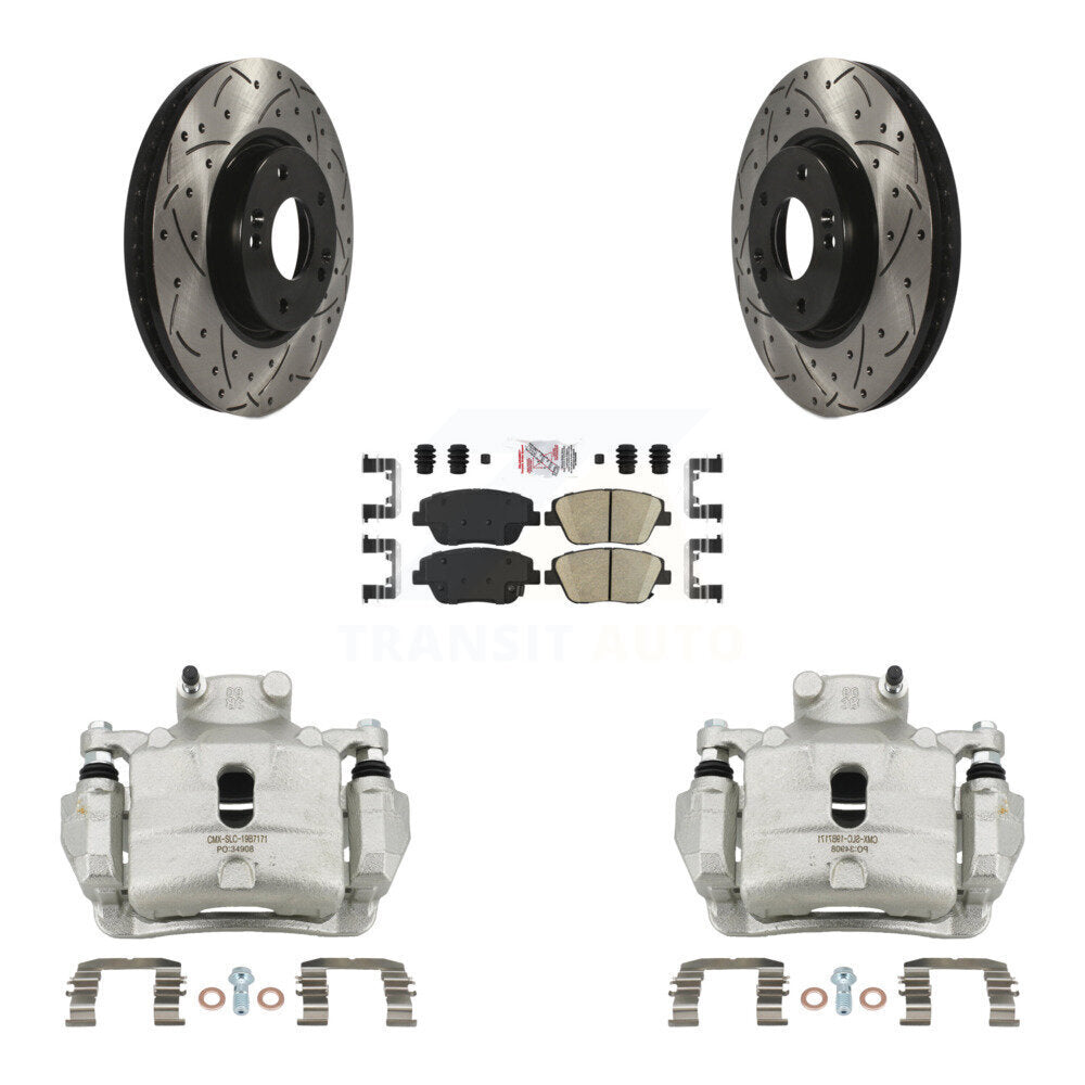 Transit Auto KCD-100112N Disc Brake Kit for 2014 Hyundai Sonata - Front product image