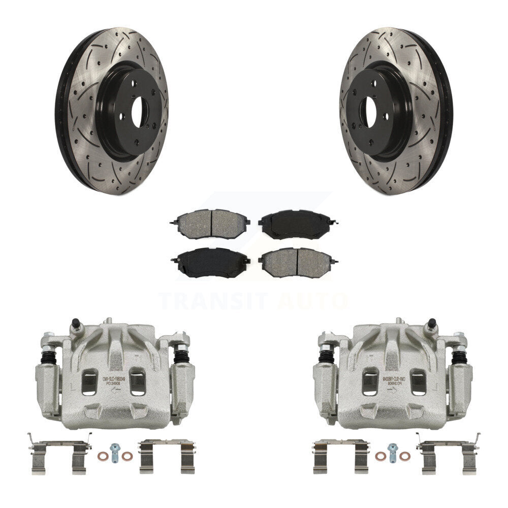 Transit Auto KCD-100112S Disc Brake Kit for 2006-2021 Subaru WRX, Subaru Legacy, Subaru Outback & more - Front product image