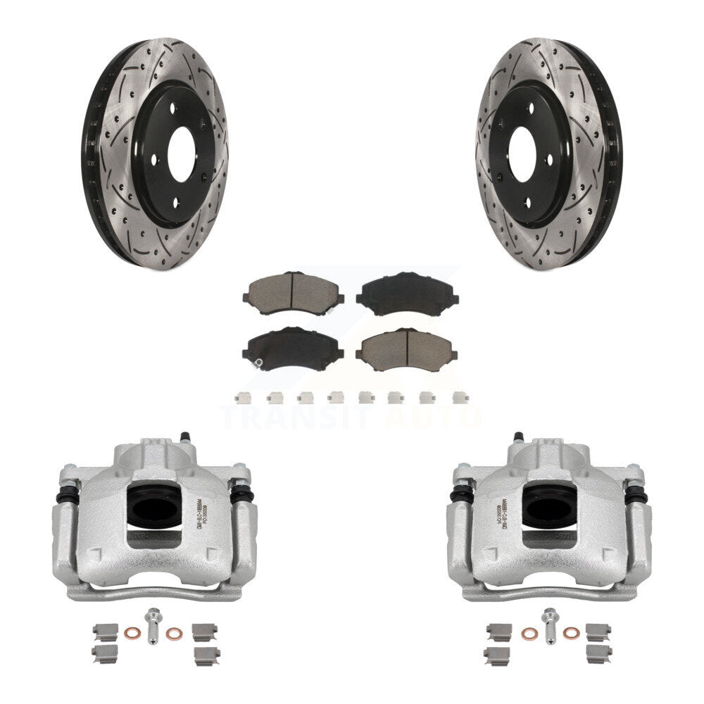 Transit Auto KCD-100113C Disc Brake Kit for 2008-2012 Ram C/V, Volkswagen Routan, Chrysler Town & Country & more - Front product image