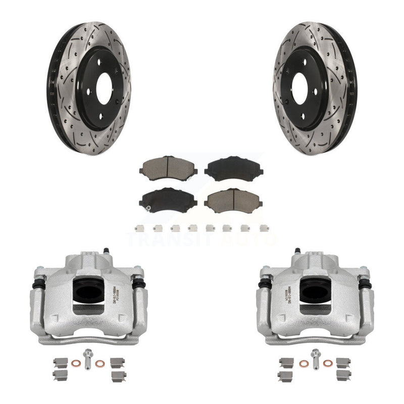 Transit Auto KCD-100113C Disc Brake Kit for 2008-2012 Ram C/V, Volkswagen Routan, Chrysler Town & Country & more - Front product image