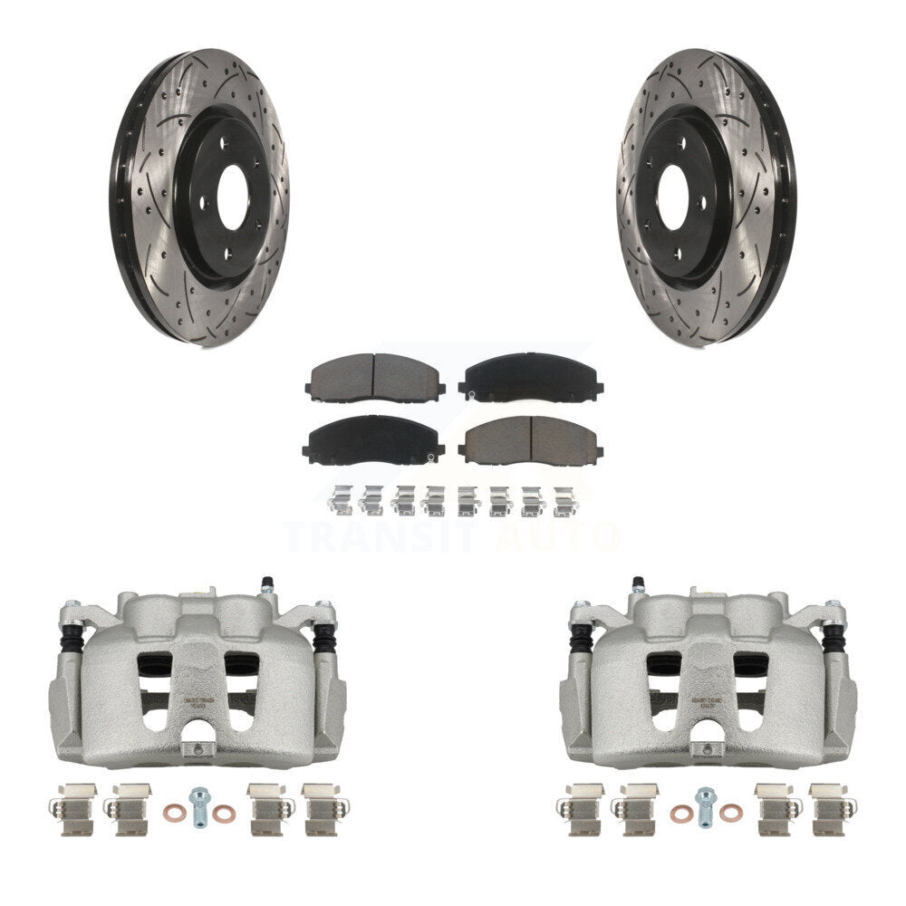 Transit Auto KCD-100114C Disc Brake Kit for 2014-2020 Dodge Journey - Front product image