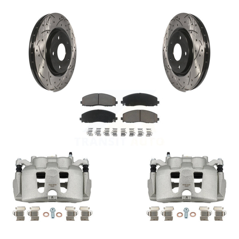 Transit Auto KCD-100114C Disc Brake Kit for 2014-2020 Dodge Journey - Front product image