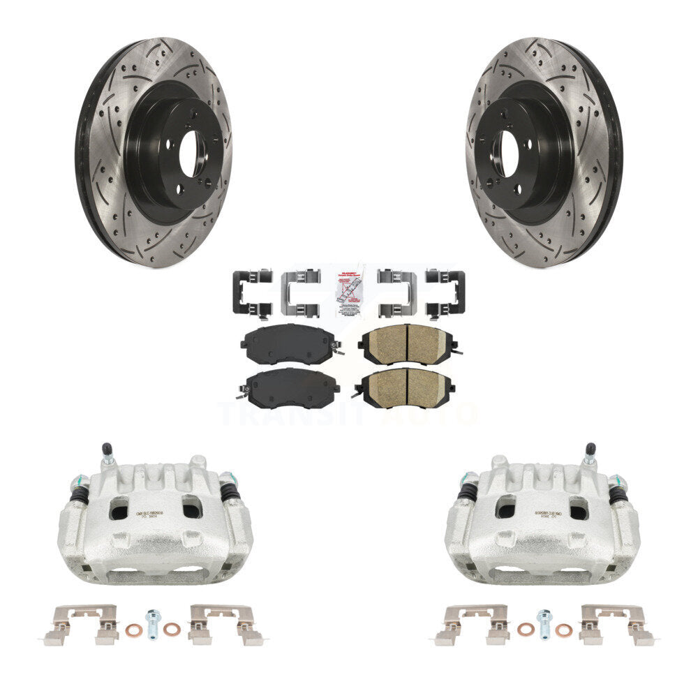 Transit Auto KCD-100114N Disc Brake Kit for 2011-2018 Subaru Crosstrek, Subaru Forester, Subaru Legacy & more - Front product image