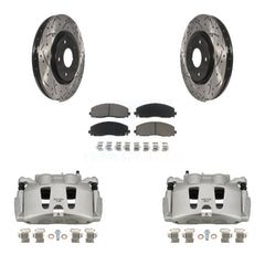 Transit Auto KCD-100115C Disc Brake Kit for 2017-2024 Chrysler Grand Caravan, Chrysler Pacifica, Chrysler Voyager & more - Front product image