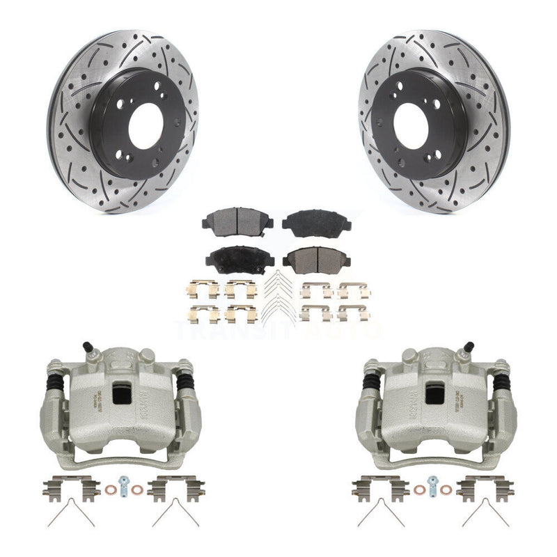 Transit Auto KCD-100116P Disc Brake Kit for 2002-2006 Honda Civic, Acura RSX - Front product image