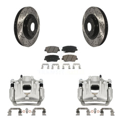 Transit Auto KCD-100117C Disc Brake Kit for 2013-2016 Kia Sorento, Hyundai Santa Fe Sport - Front product image