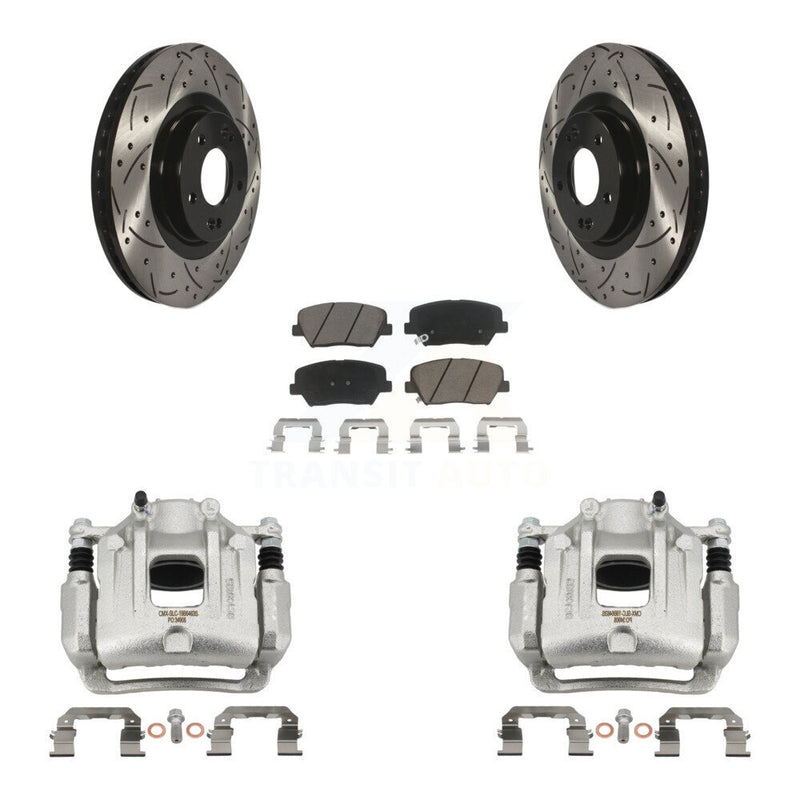Transit Auto KCD-100117C Disc Brake Kit for 2013-2016 Kia Sorento, Hyundai Santa Fe Sport - Front product image