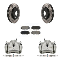 Transit Auto KCD-100117S Disc Brake Kit for 2008-2018 Toyota RAV4, Toyota Prius V, Lexus HS250h & more - Front product image