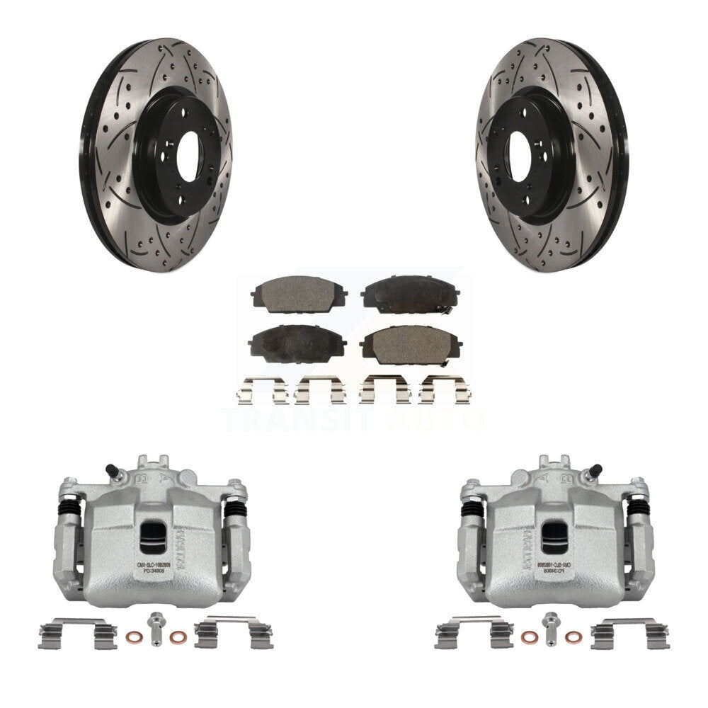 Transit Auto KCD-100117T Disc Brake Kit for 2002-2006 Acura RSX - Front product image