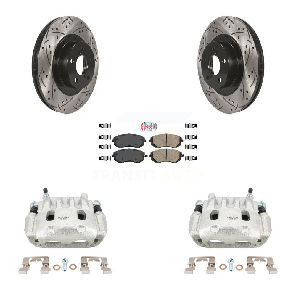 Transit Auto KCD-100118N Disc Brake Kit for 2002-2013 Subaru WRX, Subaru Impreza, Subaru Outback & more - Front product image