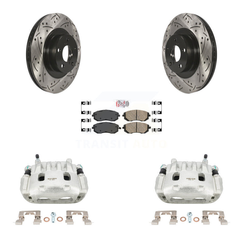Transit Auto KCD-100118N Disc Brake Kit for 2002-2013 Subaru WRX, Subaru Impreza, Subaru Outback & more - Front product image