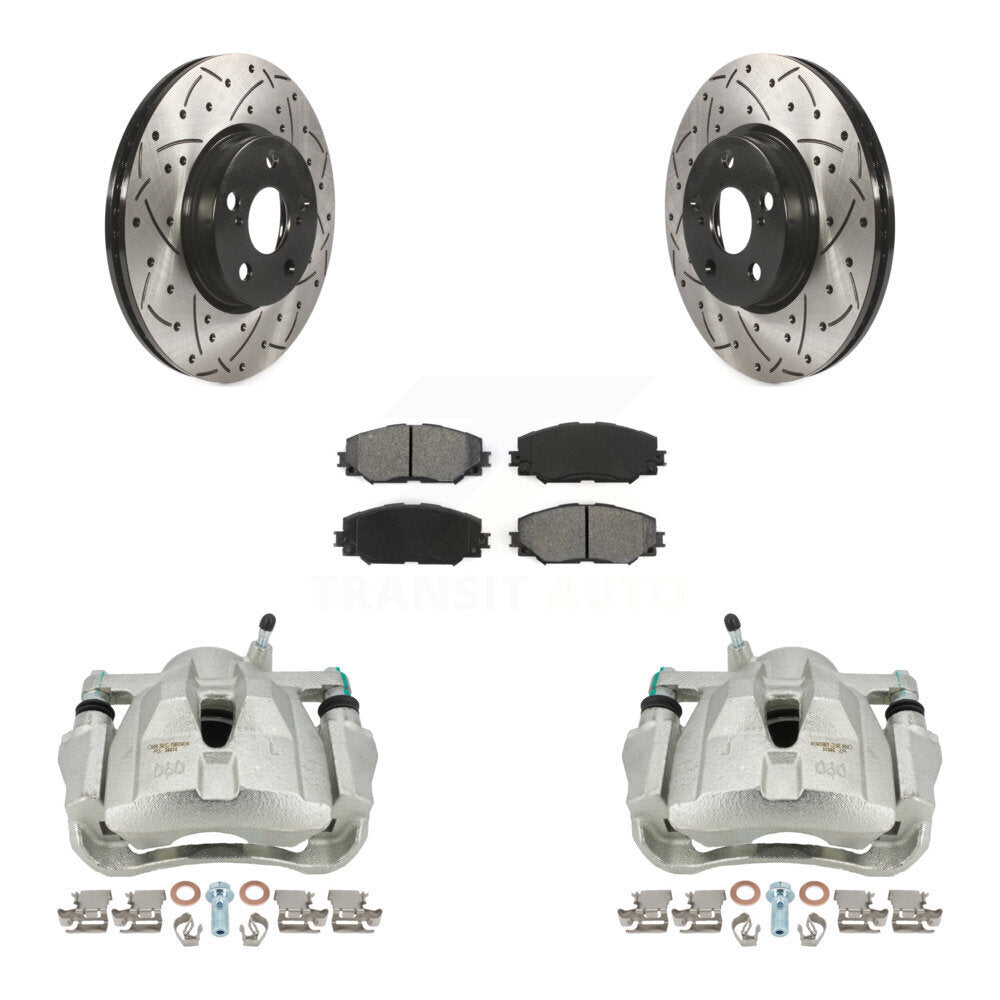 Transit Auto KCD-100118S Disc Brake Kit for 2008-2019 Toyota Corolla, Toyota Matrix, Pontiac Vibe & more - Front product image