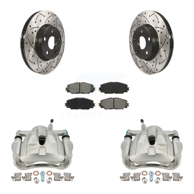 Transit Auto KCD-100118S Disc Brake Kit for 2008-2019 Toyota Corolla, Toyota Matrix, Pontiac Vibe & more - Front product image