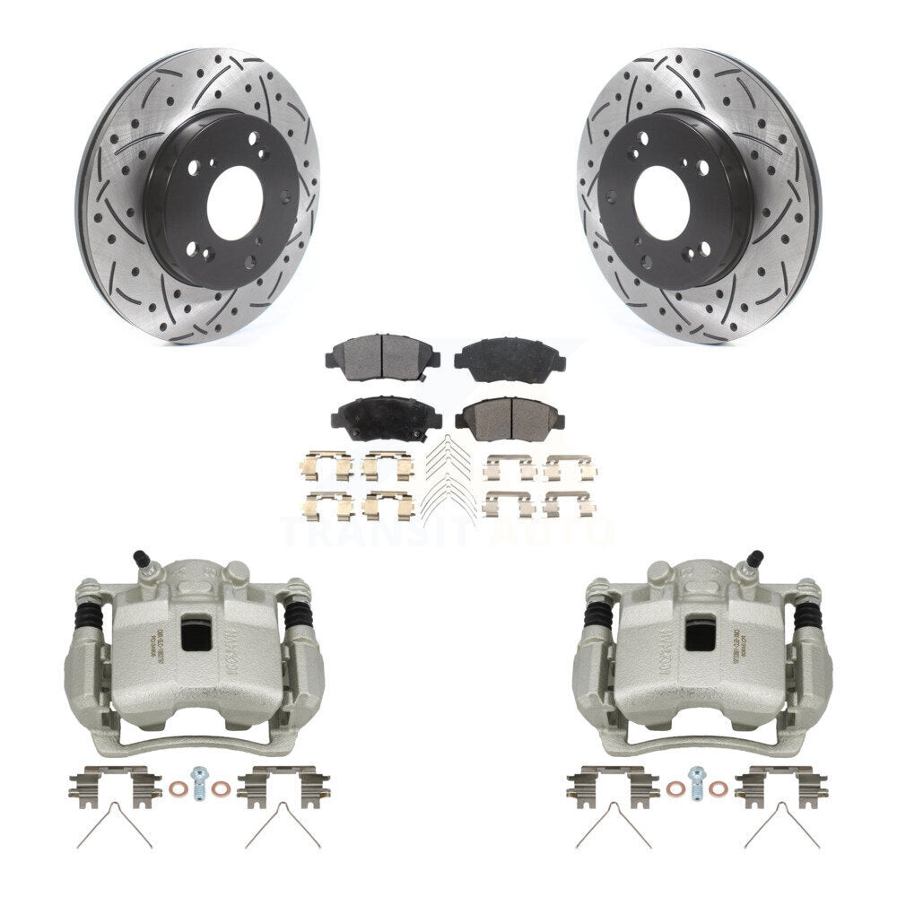 Transit Auto KCD-100118T Disc Brake Kit for 2002-2006 Honda Civic, Acura RSX - Front product image
