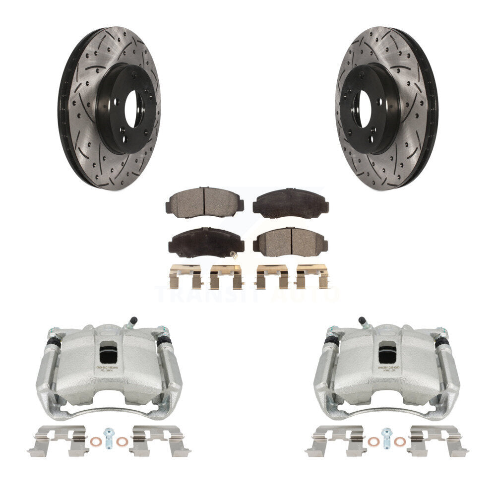 Transit Auto KCD-100119P Disc Brake Kit for 2006-2011 Acura CSX, Honda Civic - Front product image