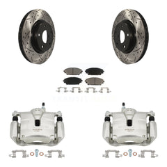 Transit Auto KCD-100121C Disc Brake Kit for 2014-2018 Mazda CX-3, Mazda 3, Mazda 3 Sport - Front product image
