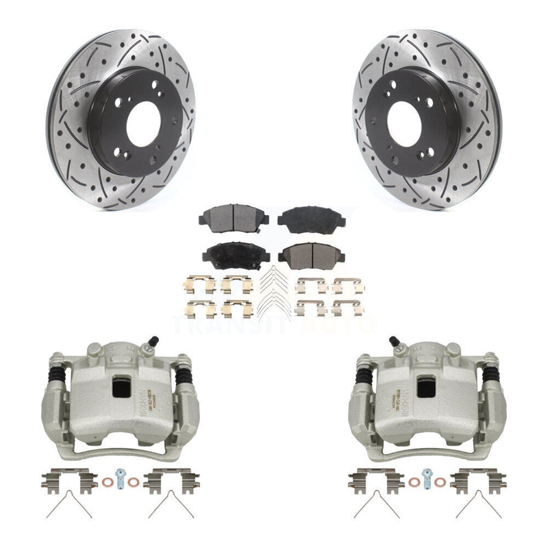 Transit Auto KCD-100121P Disc Brake Kit for 2006-2011 Honda Civic - Front product image