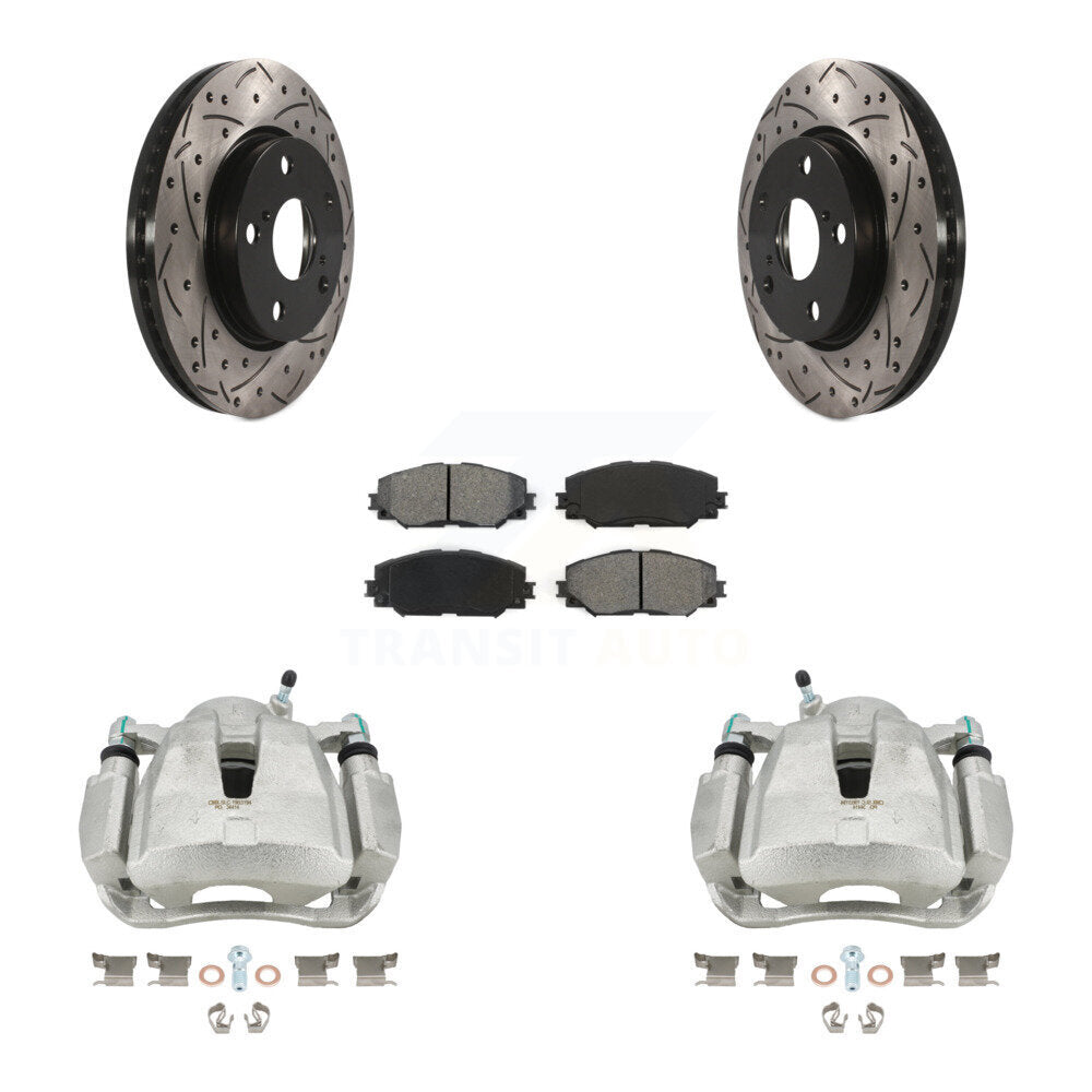 Transit Auto KCD-100121S Disc Brake Kit for 2013-2015 Toyota RAV4 - Front product image
