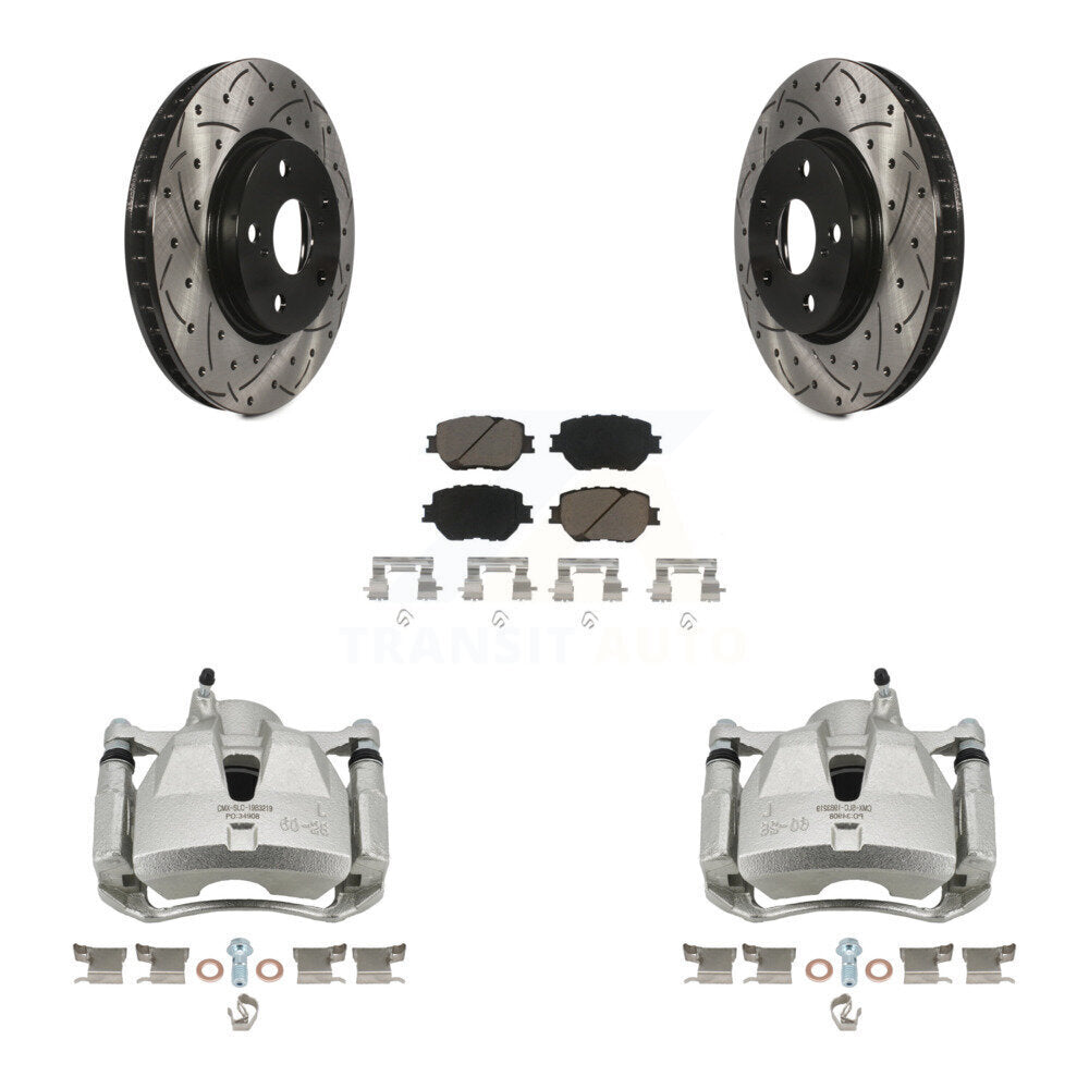 Transit Auto KCD-100122C Disc Brake Kit for 2014 Lexus IS250 - Front product image