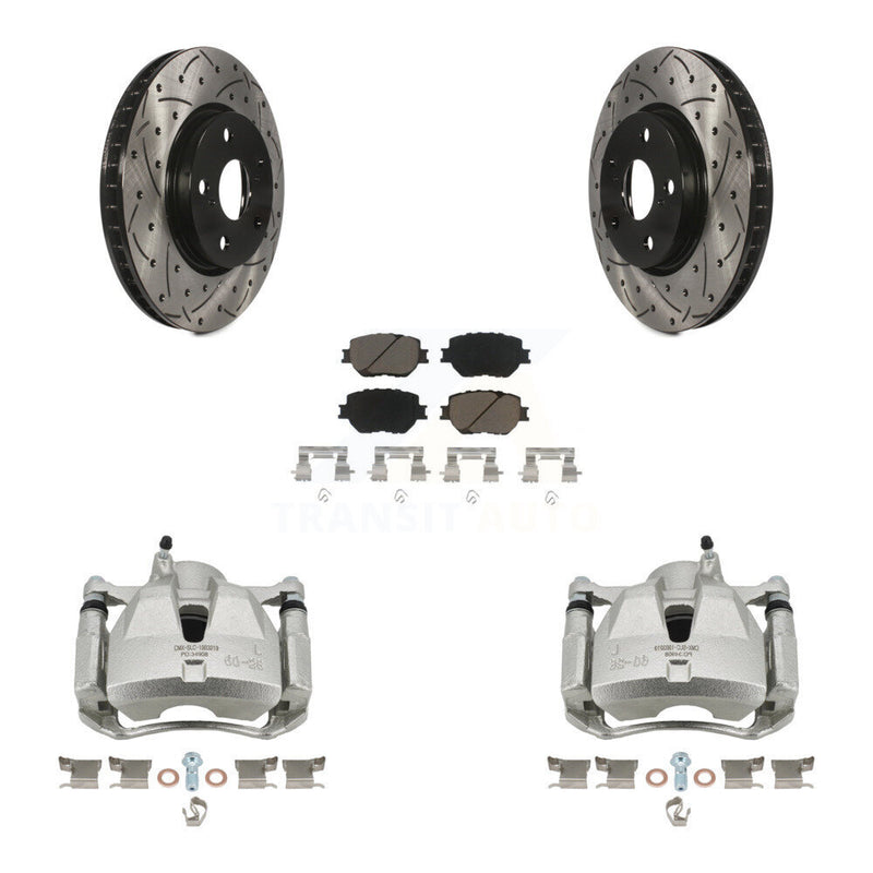 Transit Auto KCD-100122C Disc Brake Kit for 2014 Lexus IS250 - Front product image