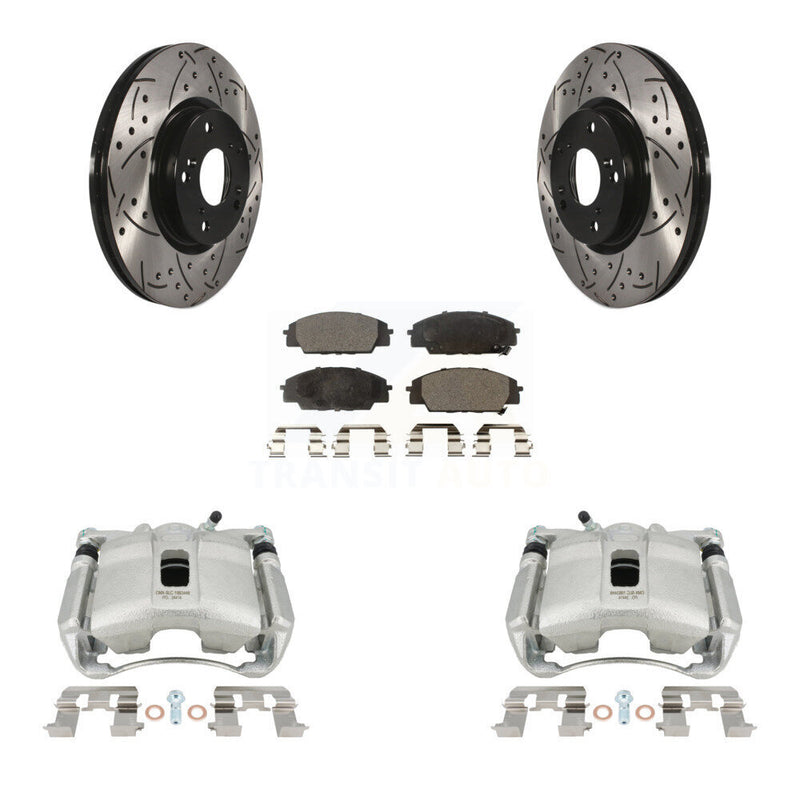 Transit Auto KCD-100122P Disc Brake Kit for 2007-2010 Acura CSX - Front product image