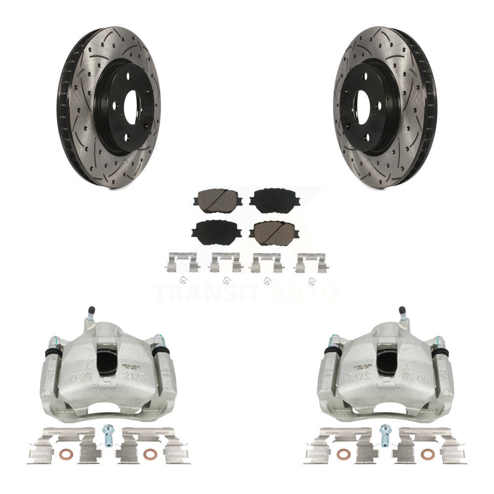 Transit Auto KCD-100123C Disc Brake Kit for 2014-2015 Lexus IS250 - Front product image