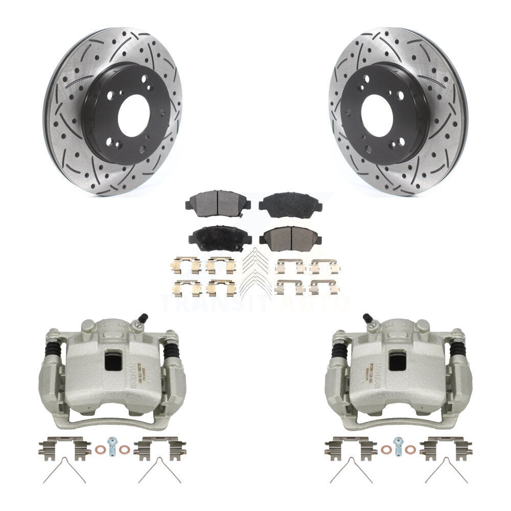 Transit Auto KCD-100123T Disc Brake Kit for 2006-2011 Honda Civic - Front product image