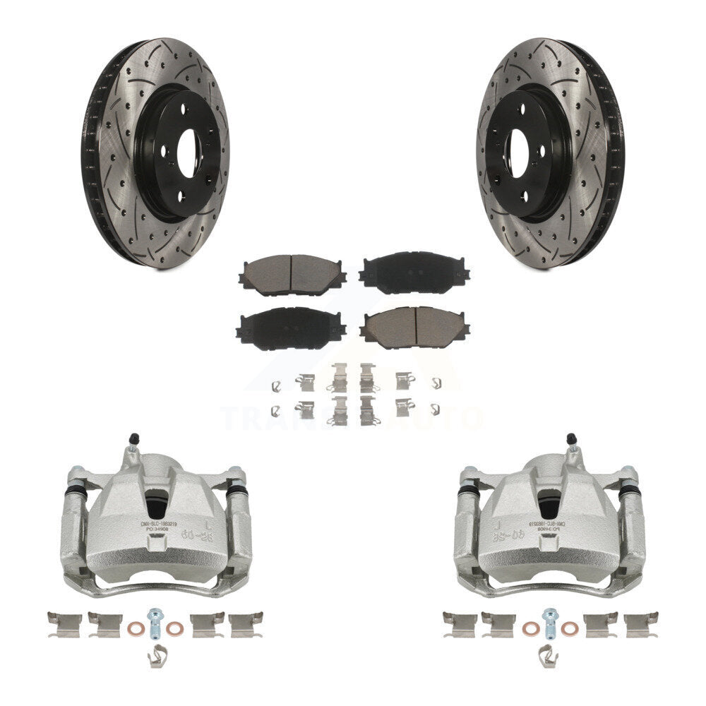 Transit Auto KCD-100124C Disc Brake Kit for 2006-2015 Lexus IS250 - Front product image