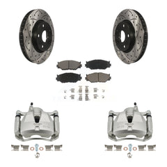 Transit Auto KCD-100124C Disc Brake Kit for 2006-2015 Lexus IS250 - Front product image