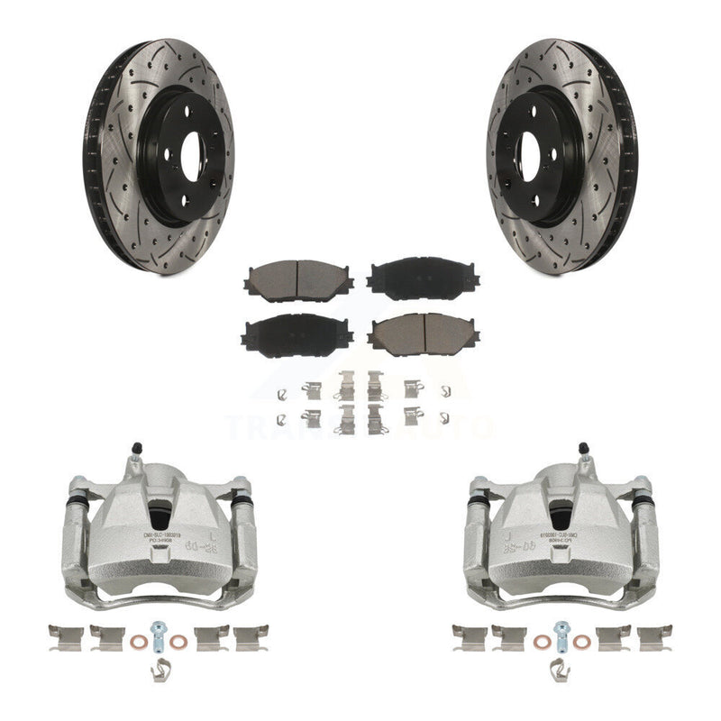 Transit Auto KCD-100124C Disc Brake Kit for 2006-2015 Lexus IS250 - Front product image